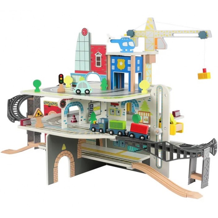 Garaj mare 5 nivele Train Station City cu Macara Heliport Tuneluri